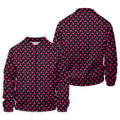 The Pink Taco Seamless Pattern Black Golf Shirt, Golf Tops For Men, Tacos Lover Golf Gift For Men