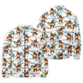 Bigfoot Hot Dog Beach Hawaiian Shirt, Mens Golf Polo, Hawaiian Golf Shirt, Golf Apparel For Men
