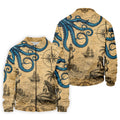 Mermaid Princess Vintage Nautical Hawaiian Golf Shirt, Men's Golf Shirt, Polo Shirts For Men