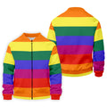 LGBT Rainbow Pride Month Celebrate Golf Tops For Men, Pride Colors Golf Shirts For Men