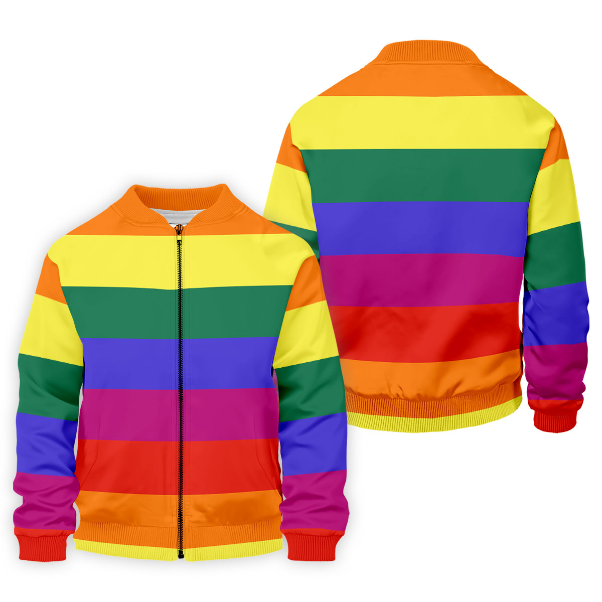 LGBT Rainbow Pride Month Celebrate Golf Tops For Men, Pride Colors Golf Shirts For Men