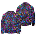 Vibrant Neon Liquid Marble Abstract Golf Shirt, Mens Golf Shirts, Golf Polo Shirts For Men