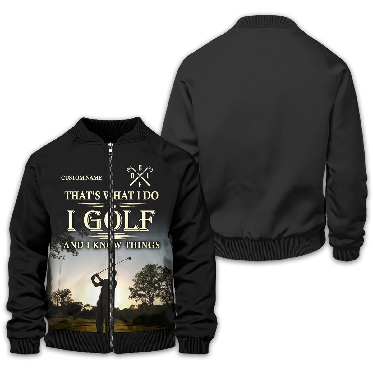 Thats What I Do I Golf, Personalized Golf Shirt, Unique Gift For Golfer