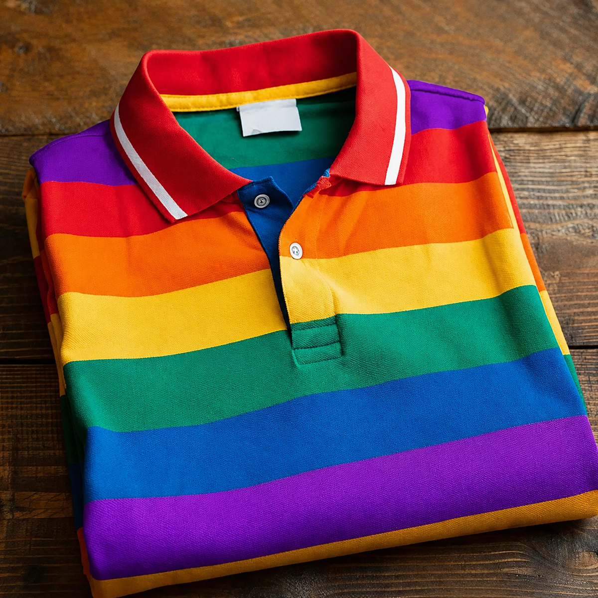 LGBT Rainbow Flag Golf Tops For Men, Pride Month Celebrate Golf Shirts For Men, Men's Golf Polo Shirt