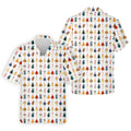 Whimsical Chicken Fun Golf Shirts For Men, Cute Golf Outfit, Polo Shirts For Men, Golfing Apparel