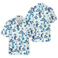 Bigfoot Golf Shirt, Mens Floral Shirt, Hawaiian Golf Shirts, Long Sleeve Polo