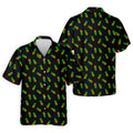 Pineapple Grenade Black And Yellow Golf Tops For Men, Men Polo, Golf Gift For Men, Golfing Apparel
