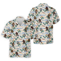 Funny Sasquatch Tropical Golf Shirts, Fun Men's Golf Polos, Hawaiian Golf Shirts, Golfing Apparel