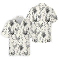 Chicken Rooster Golf Tops For Men, Gift For Chicken Lover, Fun Golf Shirts For Men, Polo Shirts For Men