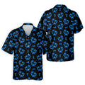 The Blue Crab Tropical Golf Shirts, Black Golf Shirt, Golf Gift For Men, Golf Shirts For Men