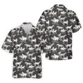 Wild Horse Seamless Pattern Golf Tops For Men, Hawaiian Golf Shirts, Polo For Men
