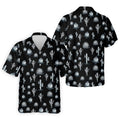 Desert Cactus Black And White Golf Tops For Men, Golf Gift For Men, Golf Shirts For Men