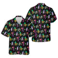 Pineapple Cocktail Tropical Golf Shirts, Hawaiian Golf Polo, Golf Gift For Men, Golf Shirts For Men