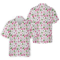 Breast Cancer Awareness Ribbon Flower Men Shirt, Cancer Awareness Shirt, Polo Shirts For Men