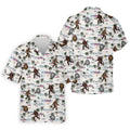Funny Sasquatch Tropical Golf Shirts, Men's Funny Golf Shirts, Golfing Apparel, Polo For Men