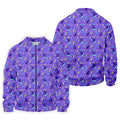 SK8R CAT Patterned Golf Polos, Mens Funny Golf Shirts, Long Sleeve Golf Shirts, Men Golf Polo