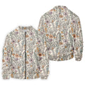 Foliage Floral Golf Tops For Men, Gifts For Golf Lovers, Polo Shirts For Men, Golfing Apparel