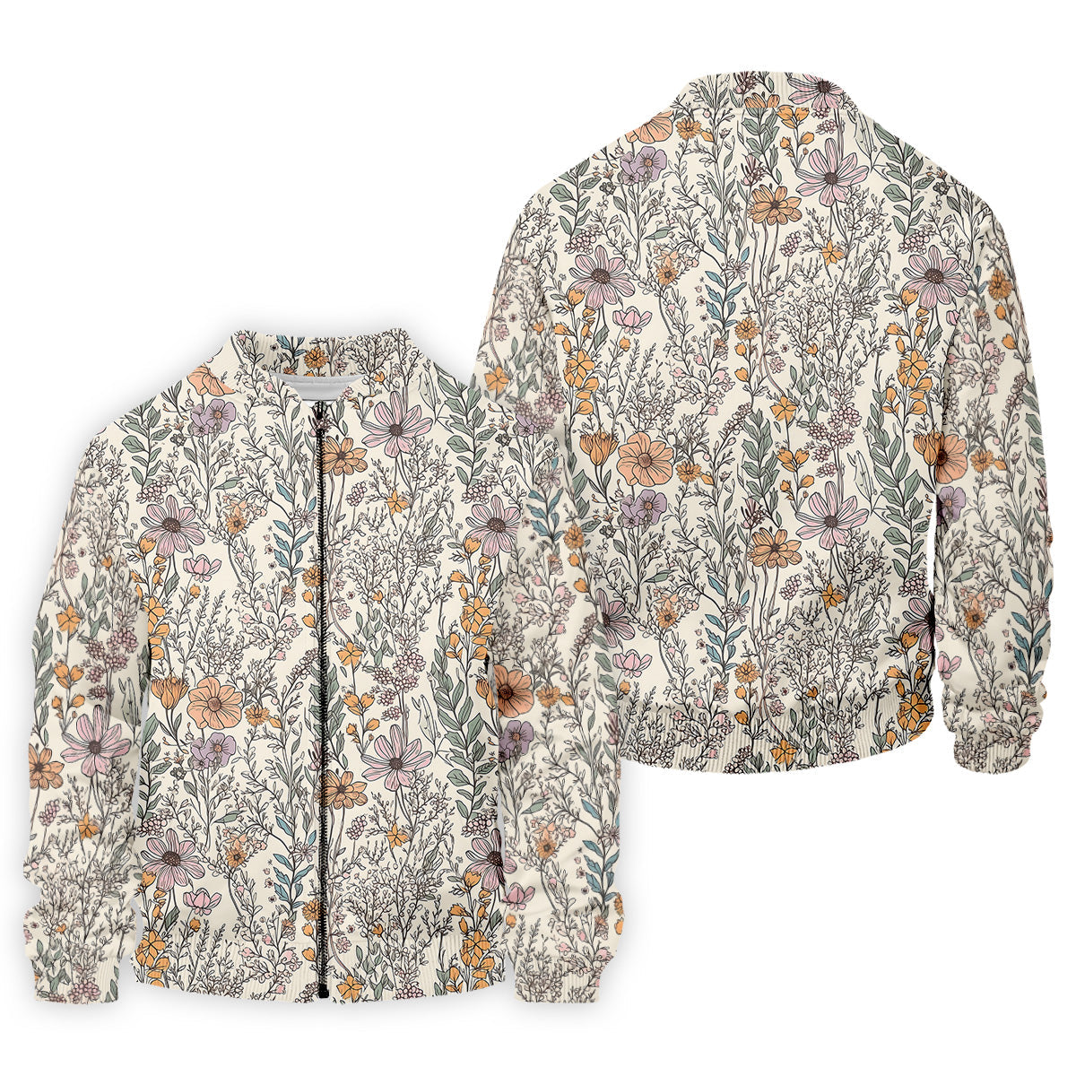 Foliage Floral Golf Tops For Men, Gifts For Golf Lovers, Polo Shirts For Men, Golfing Apparel