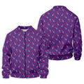 Pineapple Grenade Purple Golf Tops For Men, Men Polo, Golf Gift For Men, Golfing Apparel