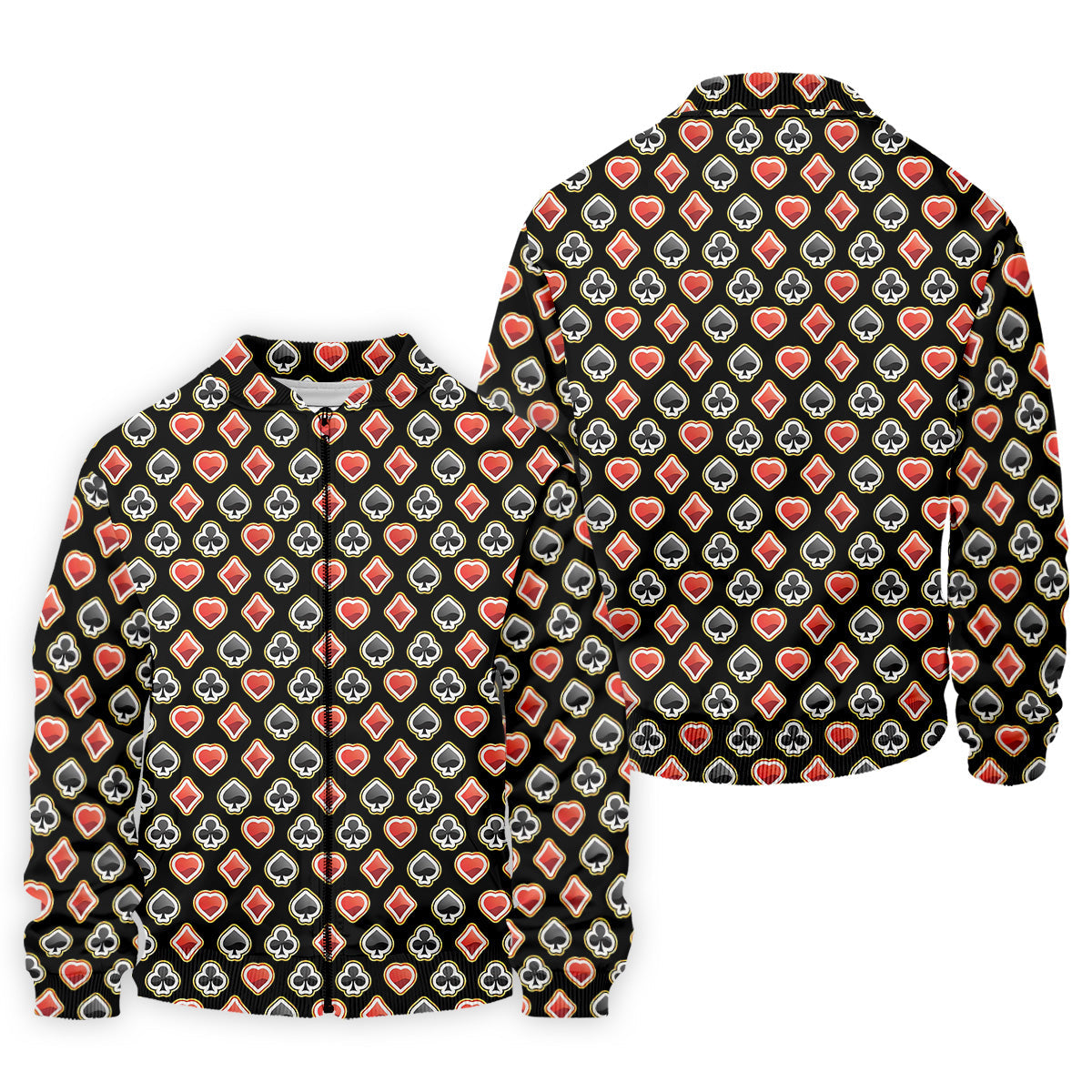 Playing Card Poker Golf Shirt, Fun Golf Shirts For Men, Polo Shirts For Men, Golfing Apparel
