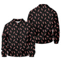 Pineapple Grenade Black And Pink Golf Tops For Men, Men Polo, Golf Gift For Men