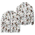 Funny Sasquatch Tropical Golf Shirts, Men's Funny Golf Shirts, Golfing Apparel, Polo For Men