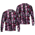Purple And Black Tropical Golf Shirts, Golf Tops For Men, Polo Shirts For Men, Golfing Apparel