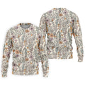 Foliage Floral Golf Tops For Men, Gifts For Golf Lovers, Polo Shirts For Men, Golfing Apparel