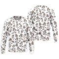 Adorable Sea Otter Tropical Golf Shirts, Cute Golf Outfit, Polo Shirts For Men, Golf Gift For Men