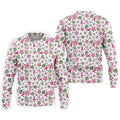 Breast Cancer Awareness Ribbon Flower Men Shirt, Cancer Awareness Shirt, Polo Shirts For Men