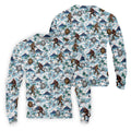 Funny Bigfoot Tropical Golf Shirts, Men's Funny Golf Shirts, Golfing Apparel, Polo For Men