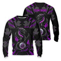 Black And Purple Dragon Golf Team Shirt, Mens Golf Polo Shirts, Cool Golf Gift, Golfing Apparel
