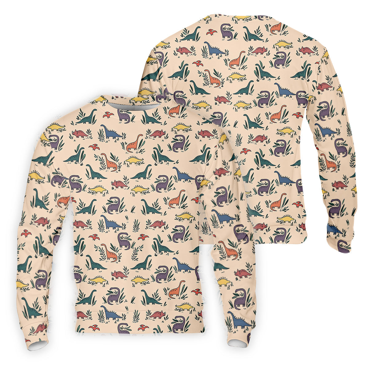Dinosaur Hawaiian Shirt, Seamless Pattern Golf Tops For Men, Golf Polo Shirt, Golfing Apparel