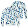 Bigfoot Golf Shirt, Mens Floral Shirt, Hawaiian Golf Shirts, Long Sleeve Polo