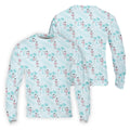 Tropical Flamingo Blue Golf Shirt, Short Sleeve Button Down, Men Polo, Golf Gift For Men