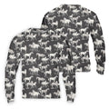 Wild Horse Seamless Pattern Golf Tops For Men, Hawaiian Golf Shirts, Polo For Men