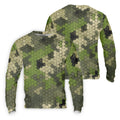 Camo Golf Shirt, Mens Golf Polo Shirts, Unique Gift For Golfer, Men Sweatshirt, Golfing Apparel