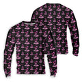 Flamingo Tropical Pink And Black Golf Tops For Men, Golf Gift For Men, Golf Shirts For Men