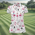 Golf Friends Par Then Bar Flamingo Golf Shirt, Golf Team Shirt, Ladies Pink Golf Shirt, Golf Shirt For Women
