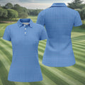 Dirty Finger Blue And Pink Fun Womens Golf Shirts, Ladies Sleeveless Polo, Ladies Golf Shirts