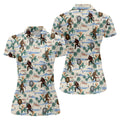 Funny Sasquatch Tropical Golf Shirts, Funny Golf Shirts Women, Ladies Golf Shirts, Golfing Apparel