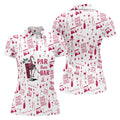 Swing Swear Drink Repeat Par Then Bar Flamingo Golf Shirt, Women's Golf Tops, Golf Shirt For Women
