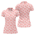 Pineapple Grenade Pink Women Golf Top, Cool Golf Gift, Ladies Golf Shirts, Golfing Apparel