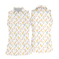 Chicken Rooster White Women Golf Top, Gift For Chicken Lover, Ladies Golf Shirts, Women's Polo Shirt