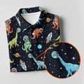 Dinosaur Space Golf Shirt, Women Golf Top, Gifts For Golf Lovers, Golf Gifts For Women, Ladies Golf Shirts