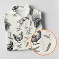 Chicken Rooster Women Golf Top, Gift For Chicken Lover, Ladies Golf Shirts, Women's Polo Shirt