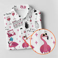 Golf Friends Par Then Bar Flamingo Golf Shirt, Golf Team Shirt, Ladies Pink Golf Shirt, Golf Shirt For Women