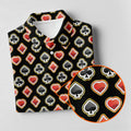 Playing Card Poker Golf Shirt, Fun Golf Shirts For Men, Polo Shirts For Men, Golfing Apparel