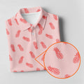 Pineapple Grenade Pink Women Golf Top, Cool Golf Gift, Ladies Golf Shirts, Golfing Apparel