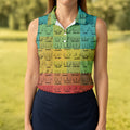 Colorful Fun Women Golf Top, Gifts For Golf Lovers, Golf Gifts For Women, Ladies Golf Shirts